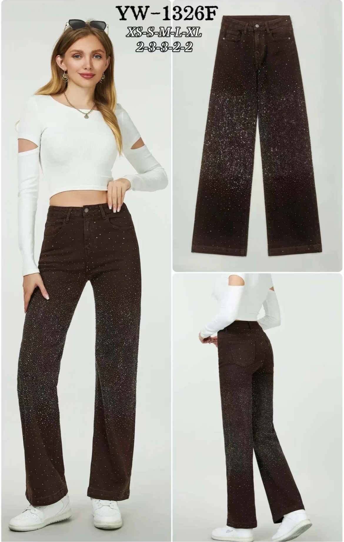 PANTALONE di jeans YW 1326F