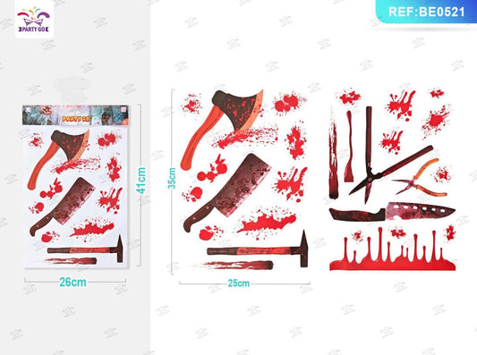 HALLOWEEN pellicola statica adesiva per vetro