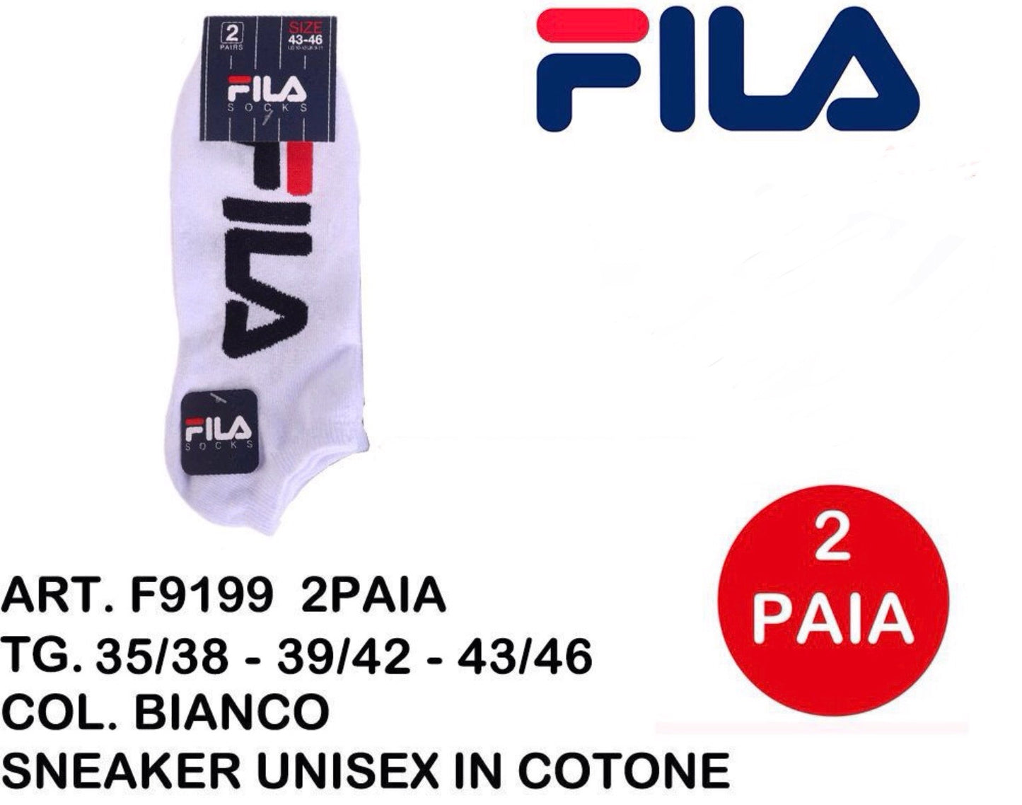 FILA sneaker unisex 2paia F9199
