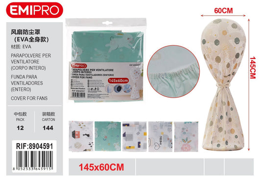 EMI PARAPOLVERE PER VENTILATORE CORPO INTERO 145*60CM