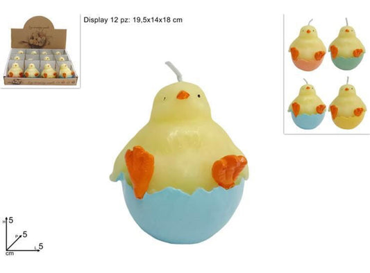 PASQUA candela pulcino H5xL5cm