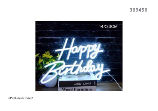 ILLUMINATE HAPPY BIRTHDAY bianco 44x33cm