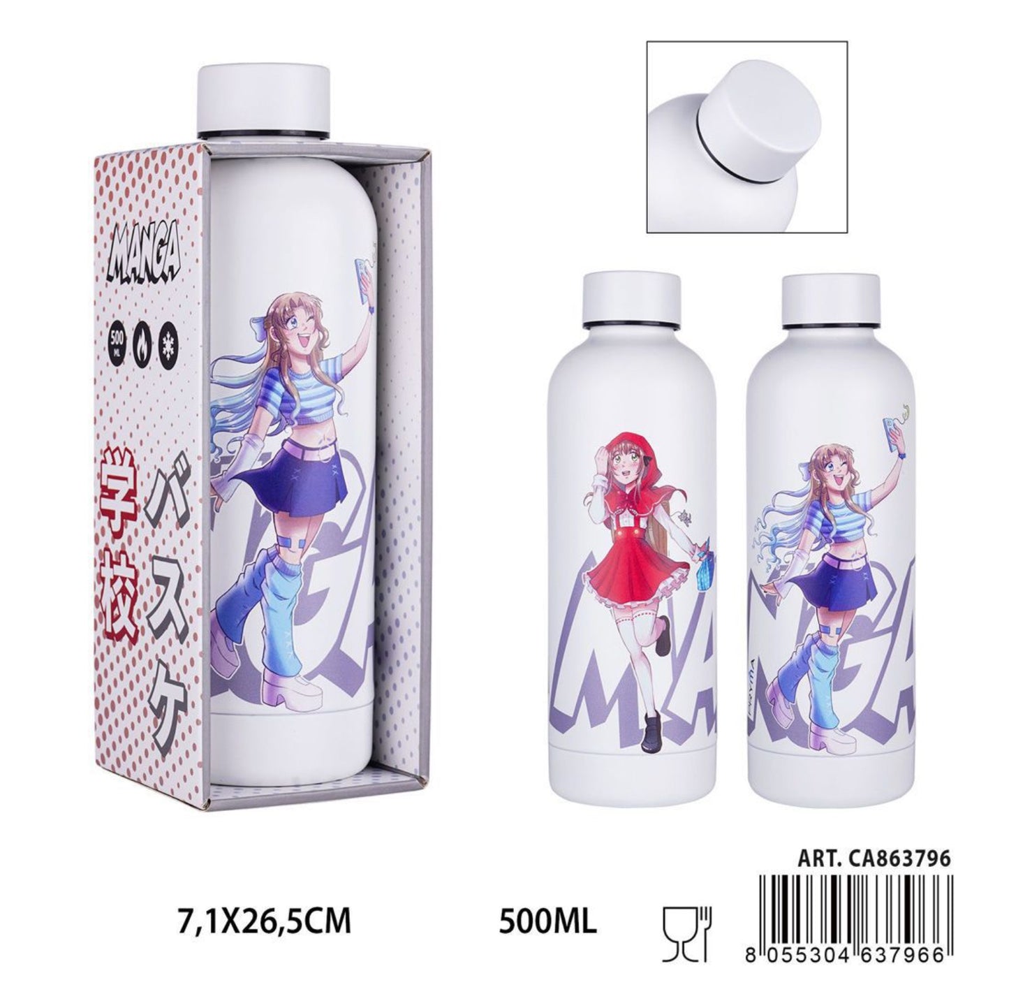 PRYMA L/MANGA borraccia termica 500ml