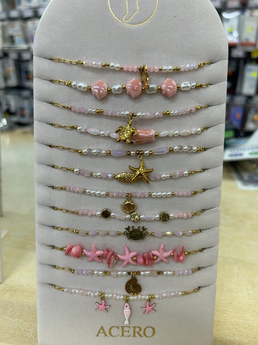 Cavigliera rosa