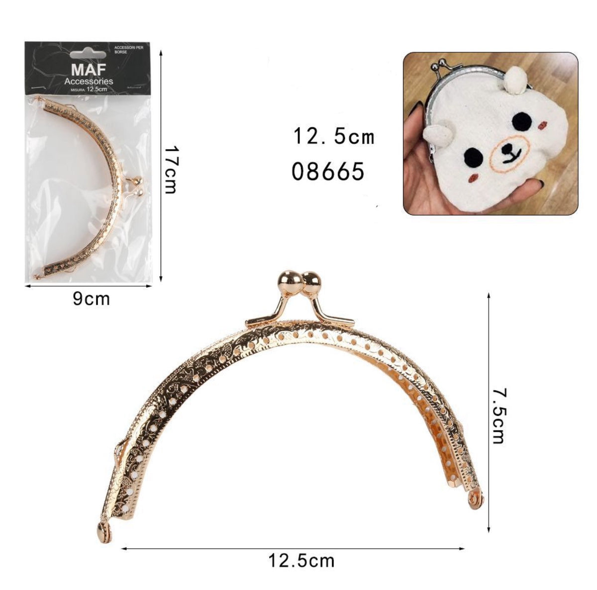MAF  ACCESSORI PER BORSE 12.5CM 08665