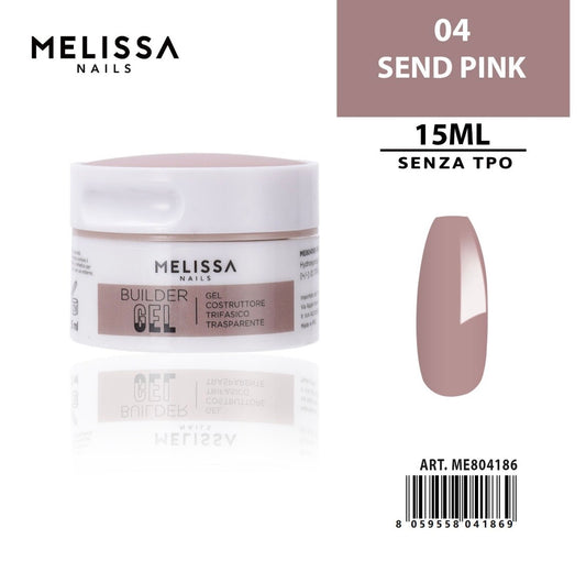 MELISSA GEL COSTRUTT. TRIFASICO 15ML N.04 SENDPINK