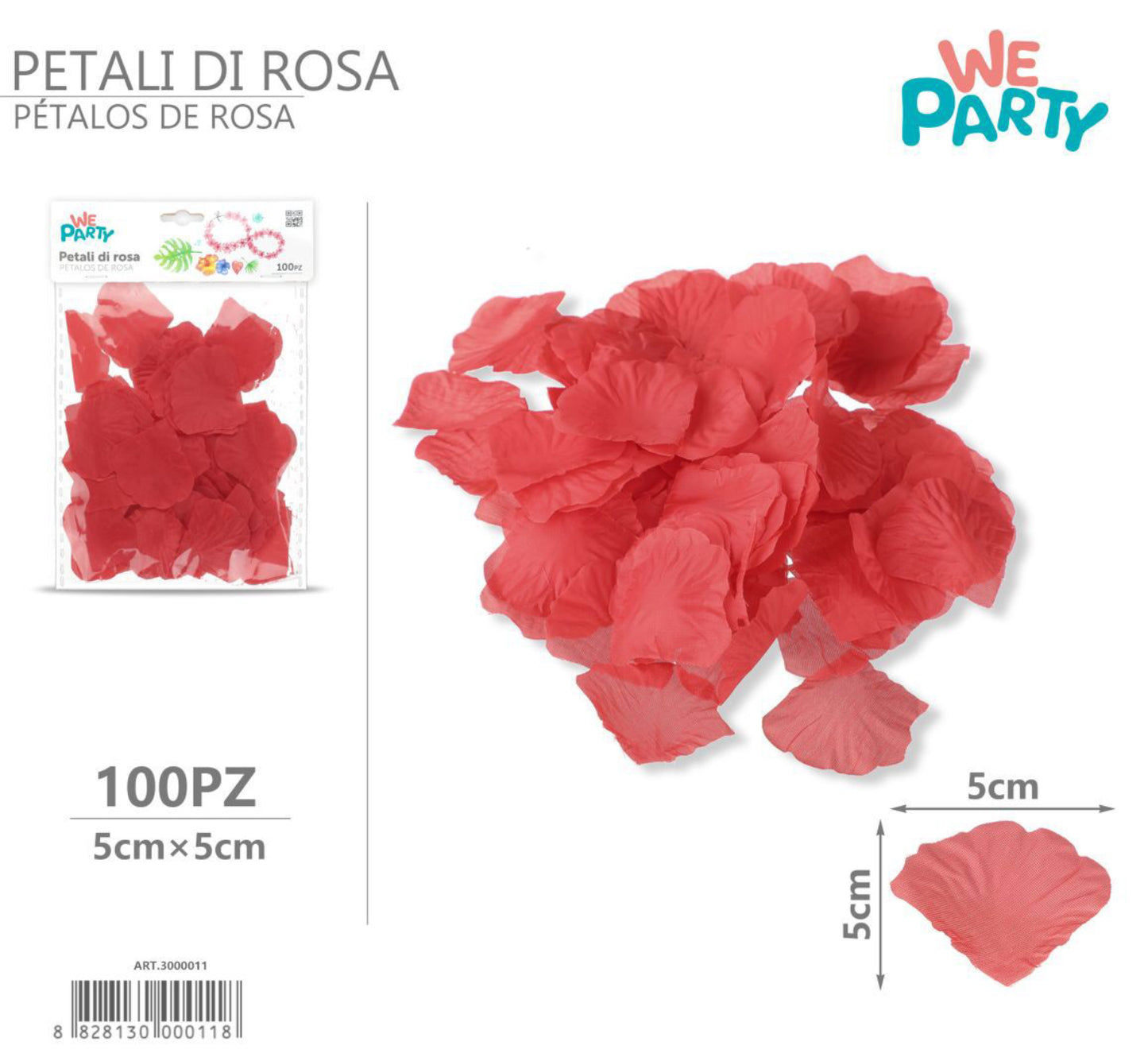 PETALI rosa rossi