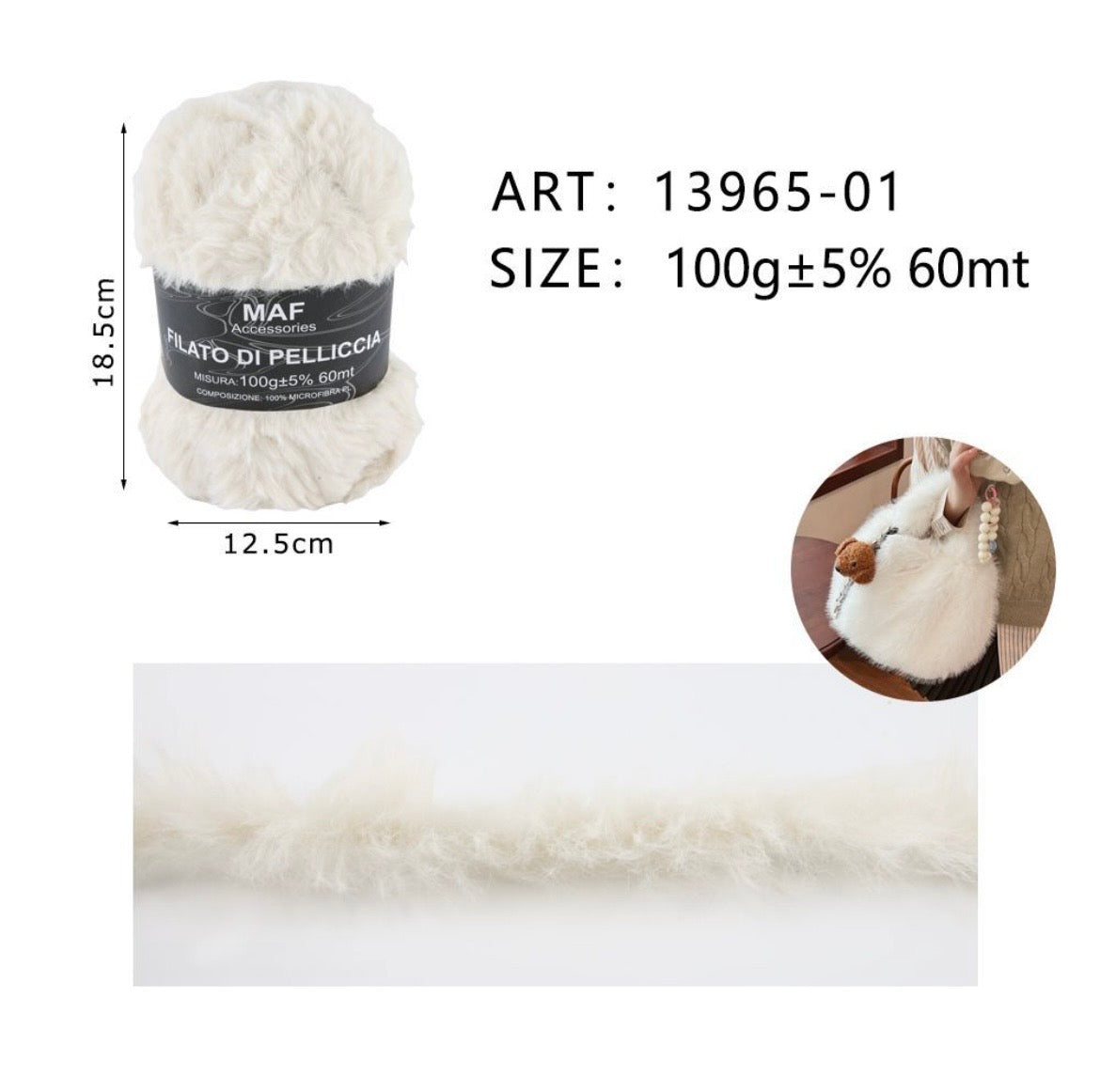 MAF FILATO DI PELLICCIA 100G  13965-01