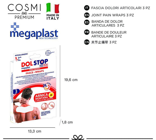 COSMI megaplast dolstop fasce dolori articolari 3pz