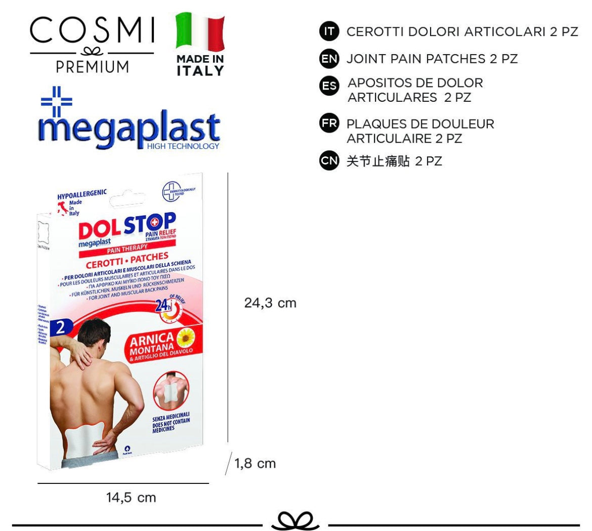 COSMI MEGAPLAST dolstop cerotti schiena 2pz