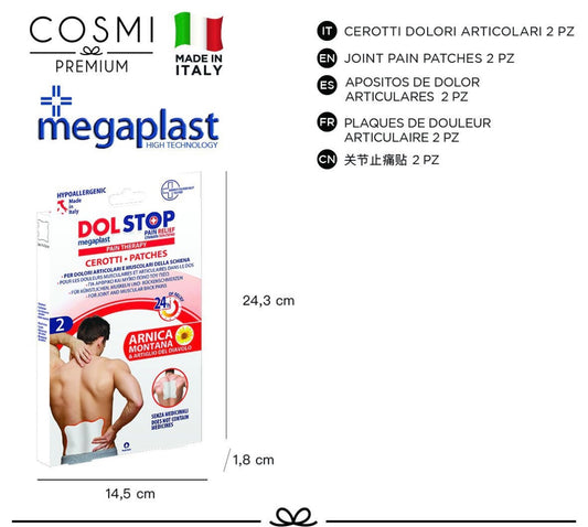 COSMI MEGAPLAST dolstop cerotti schiena 2pz