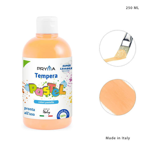 PRYMA tempera 250 ml ARANCIONE PASTELLO