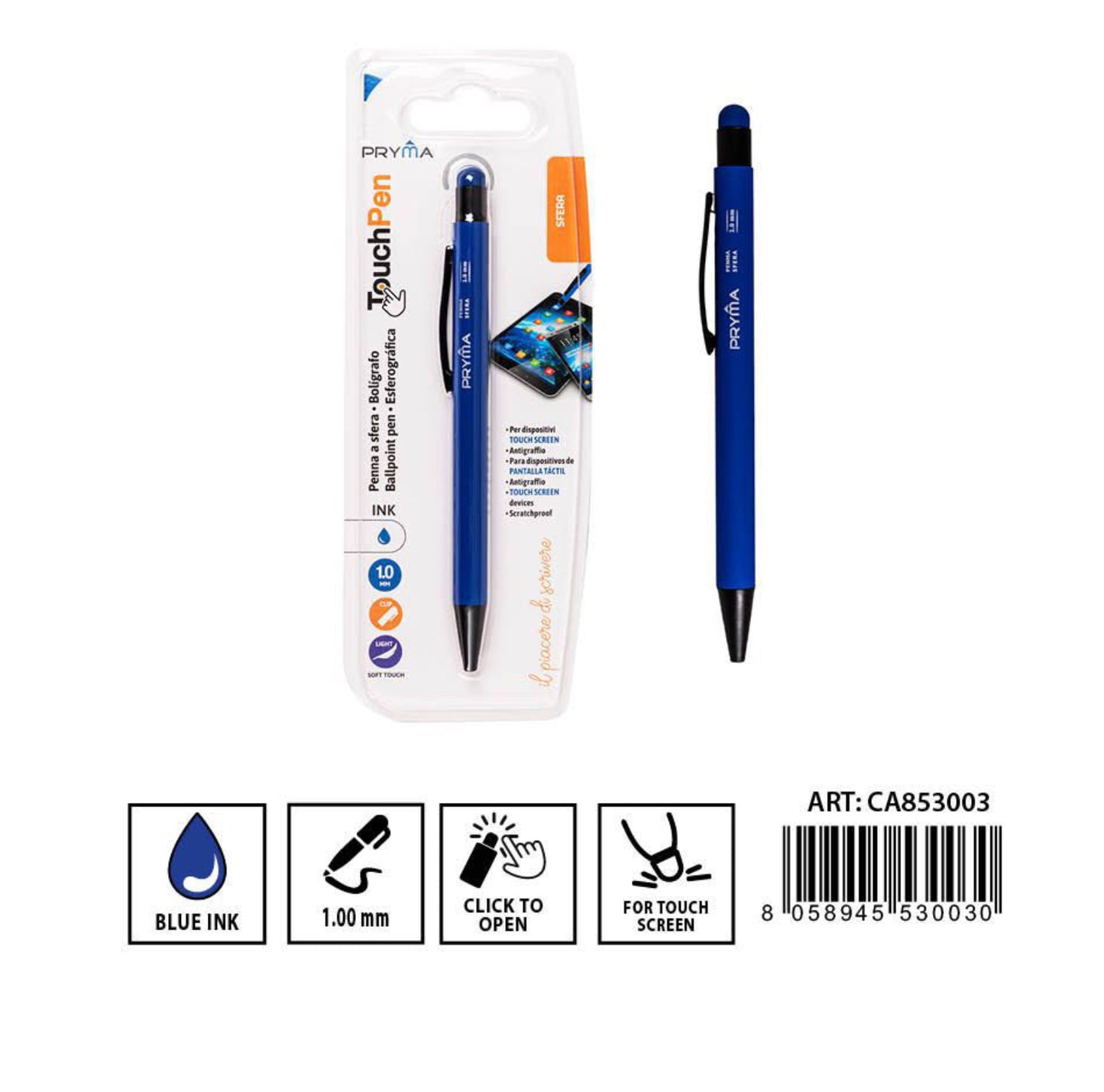 PRYMA touchpen nero