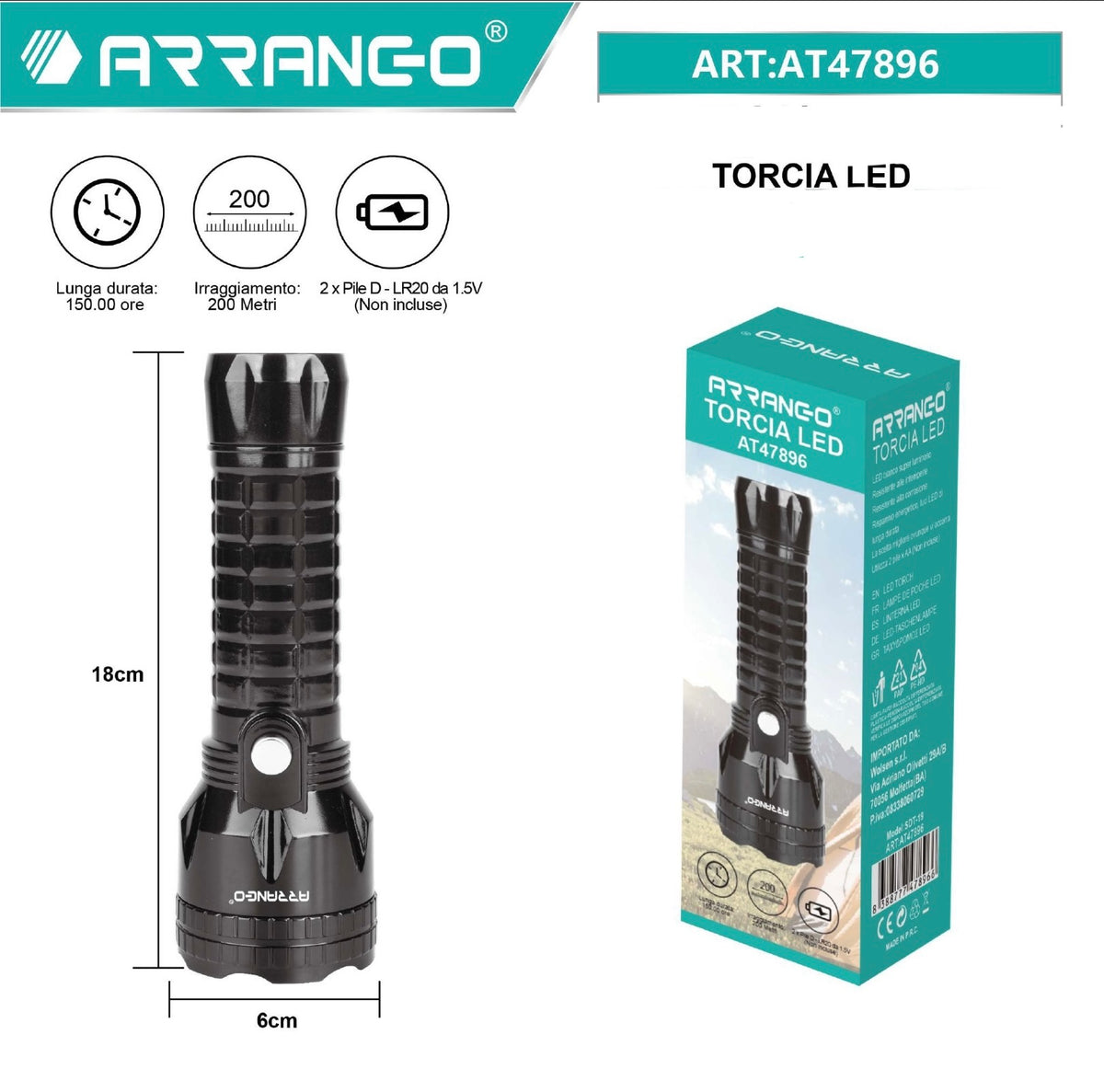 ARRANGO TORCIA LED AT47896