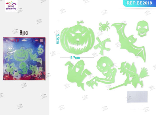 HALLOWEEN adesivo luminoso  8pz