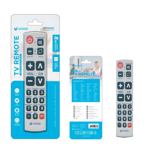 UNICO TV telecomando universale RT9661