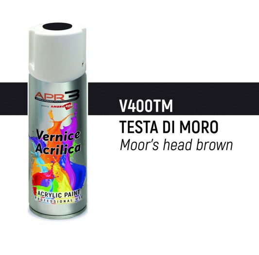 VERNICI ACRIILICO TESTA DI MORO 400ML