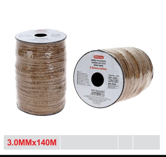 EMI CORDA IN CANAPA 3.0MM*140M