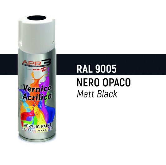 VERNICI ACRIILICO NERO OPACO 400ML