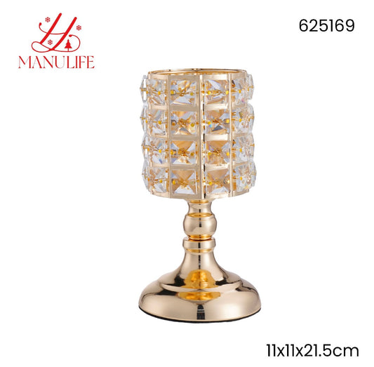 porta candela 11x11x21,5cm