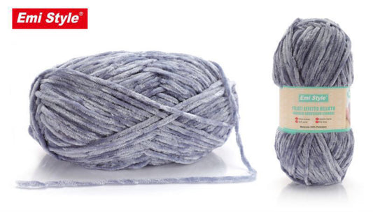 FILATI effetto velluto grigio ardesiano chiaro 100g