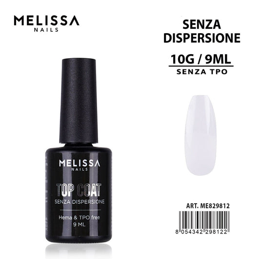 MELISSA TOP COAT HEMA FREE SENZA DISPERSIONE 9ML
