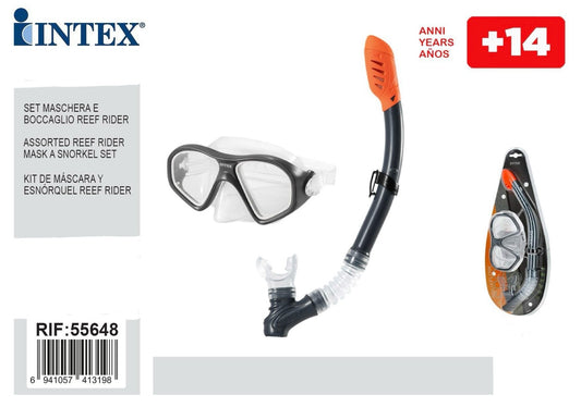 EMI SET MASCHERA E BOCCAGLIO REEF RIDER +14