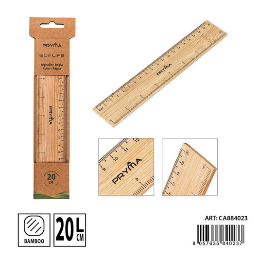 PRYMA righello bamboo 20cm