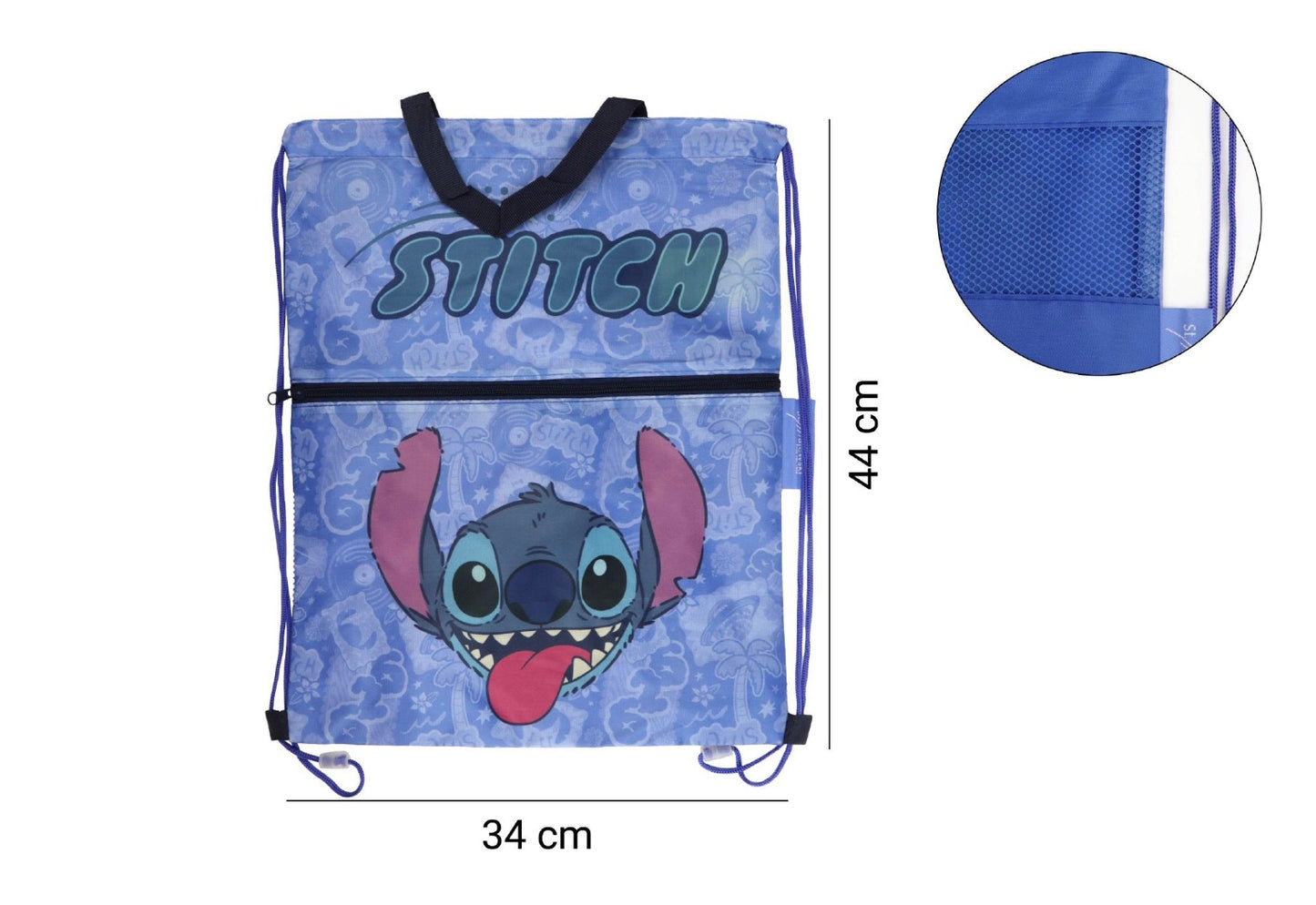 SACCO zaino stitch boy  34x44cm