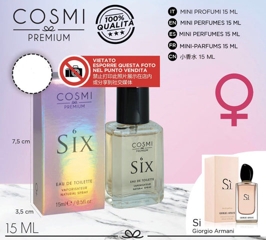 COSMI mini profumo eau de toilette 15ml N.6