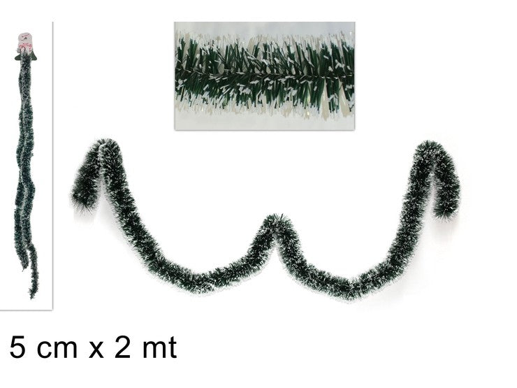 NATALIZIA FILO VERDE/BIANCO 5CM X 2MT