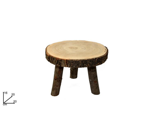 NATALIZIA base in legno 20xH16cm