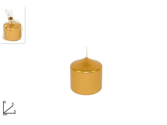 candela 5x5cm oro lucido