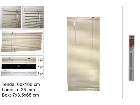 TENDA VENEZIANA ALLUMINIO 60X160CM