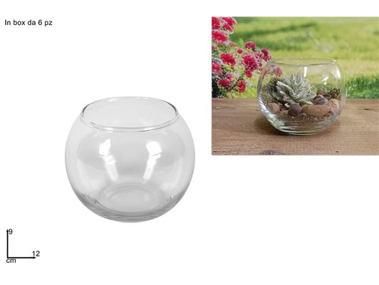 VASO PALLA VETRO 12CM
