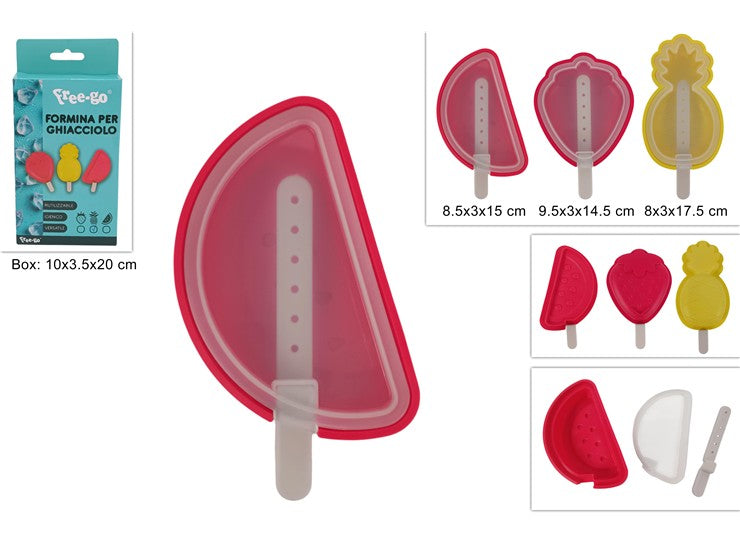 FORMINA FRUTTO IN SILICONE PER GHIACCIOLO