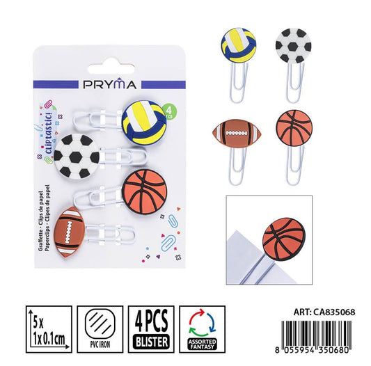 PRYMA GRAFFETTE 5X1X0.1CM 4PZ PALLONI SPORT