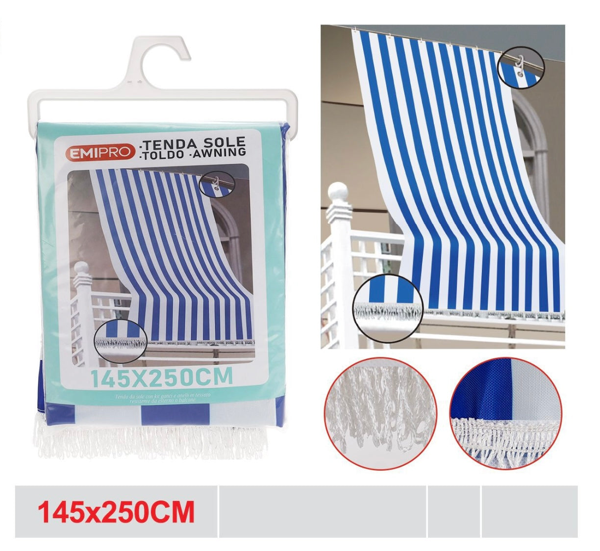 EMI TENDA SOLE 145*250CM