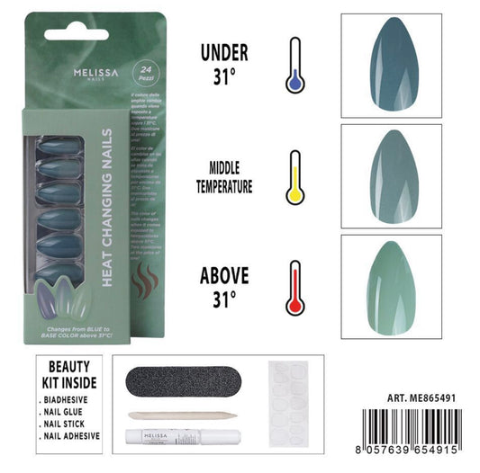 MELLISA unghe finte termiche 24pz