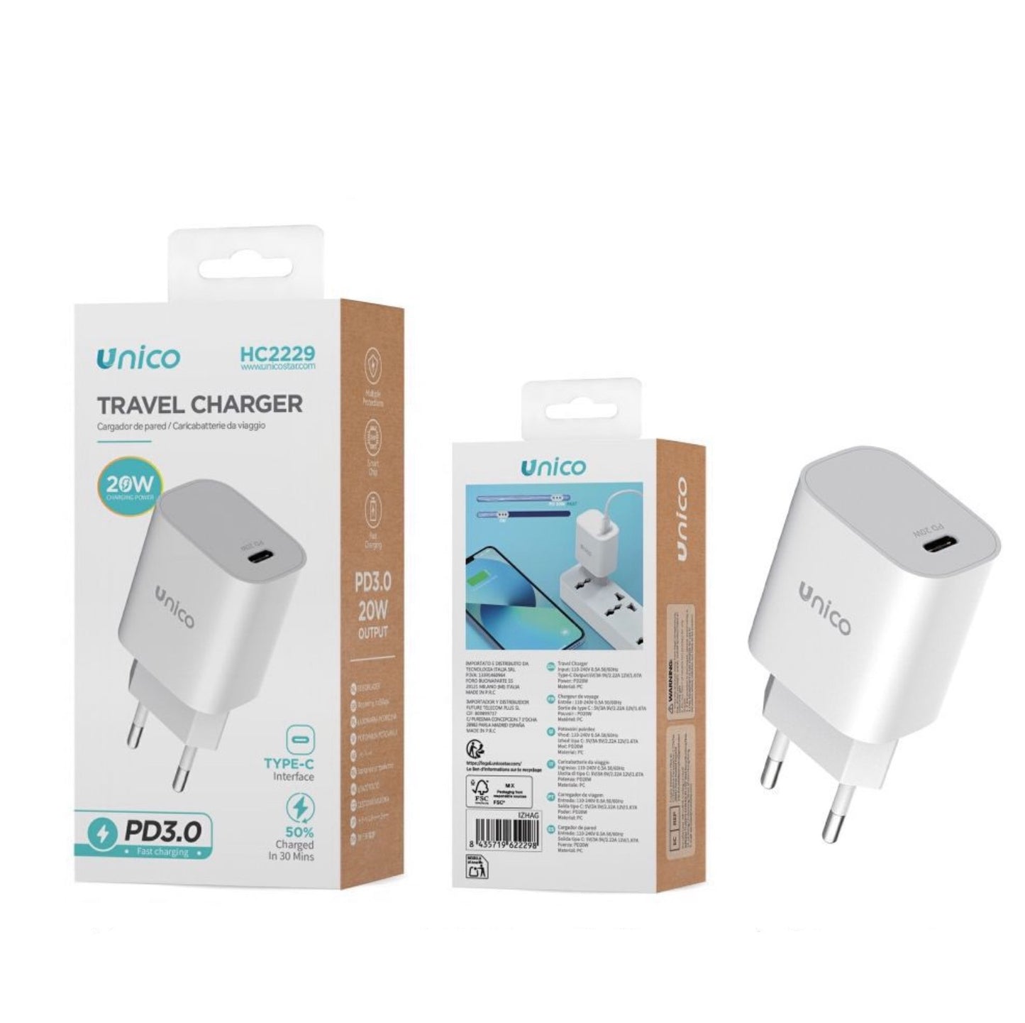 UNICO   TYPE-C  20W HC2229