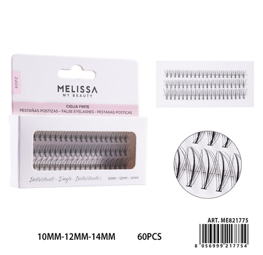MELISSA CIGLIA FINTE INDIV. 10-12-14MM 60PZ BL.