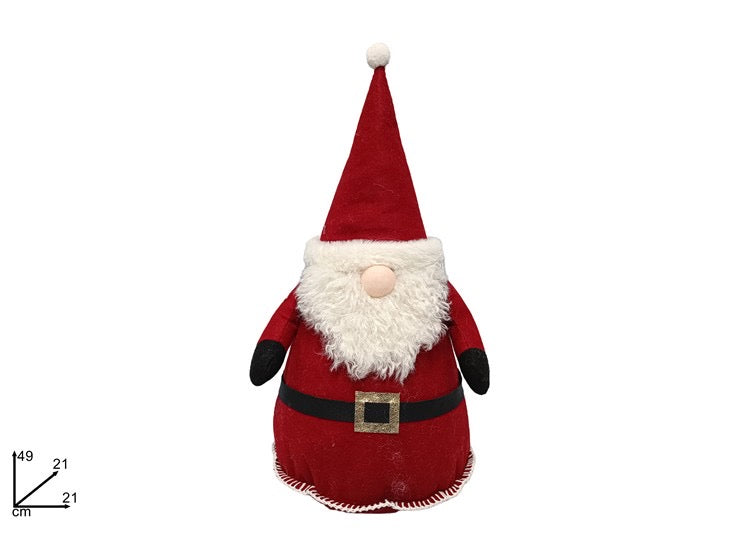 NATALIZIA pupazzo babbo natale 49cm