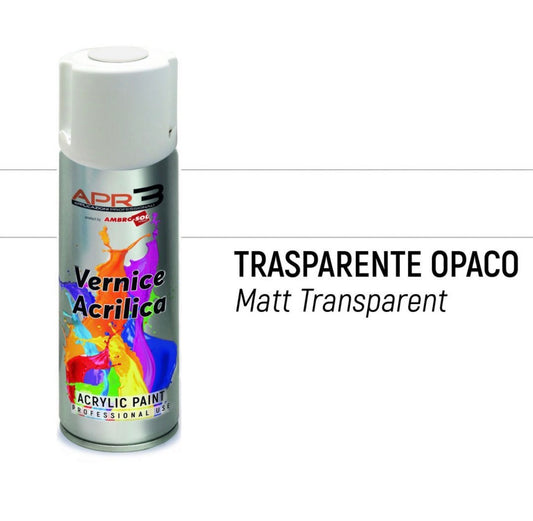 VERNICI  ACRIILICO TRASPARENTE OPACO 400ML