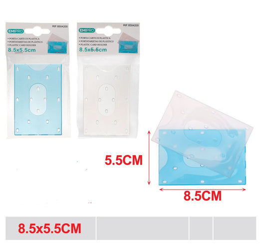 EMI porta carta di plastica 5.5x8,5cm