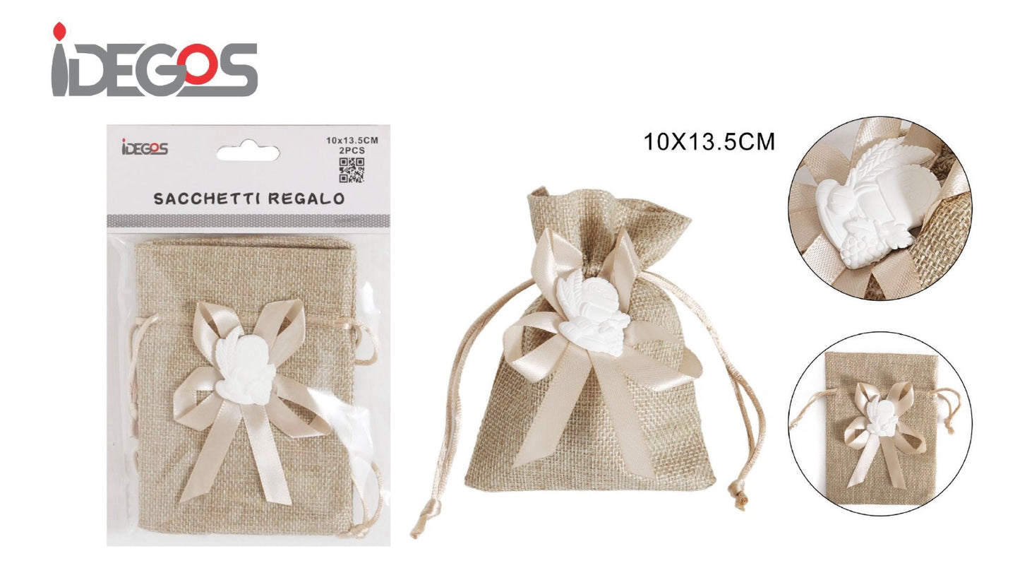 SACCHETTI  per comunione 10x13,5cm 2pz
