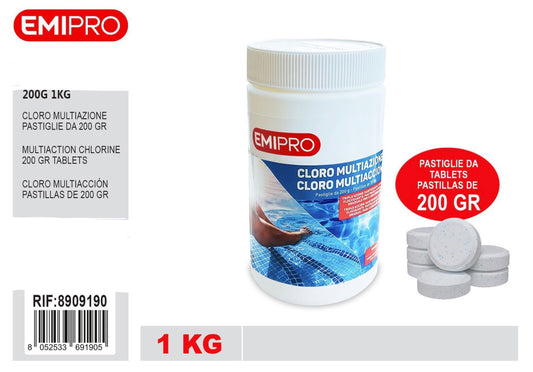 EMI CLORO MULTIAZIONE PASTIGLIE DA 200GR 1KG
