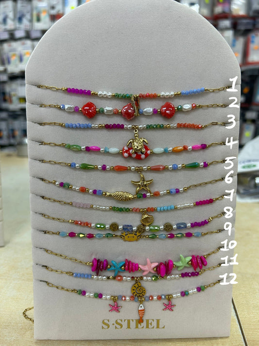 Collana rosso