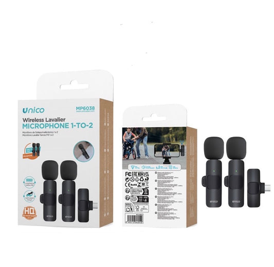 UNICO MICROFONO SENZA FILI MP6038