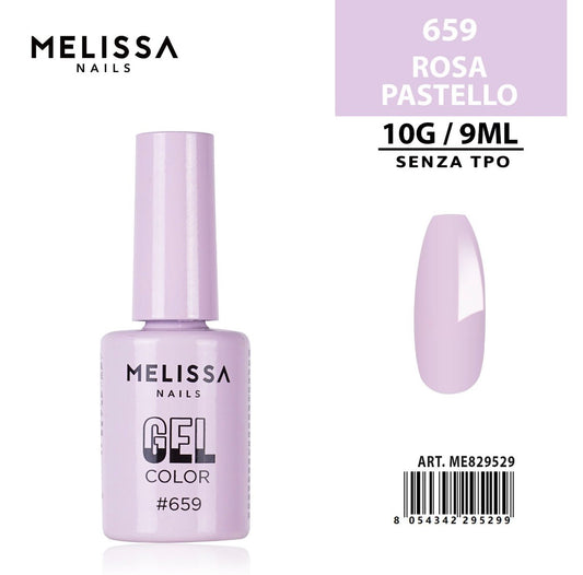 MELISSA SMALTO GEL UNGHIE 9ML N.659 ROSA PASTELLO