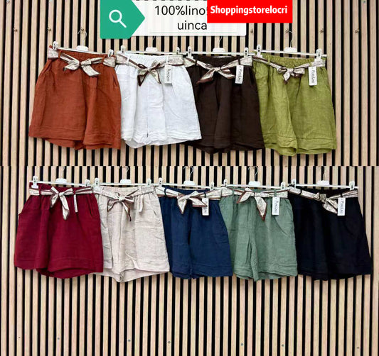 PANTALONCINI lino